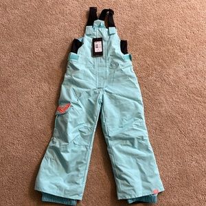 Roxy snow bib 4/5 sky blue